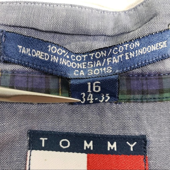 Tommy Hilfiger Logo Button Down Shirt - Picture 8 of 10